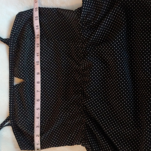 Women's High Waist Polkadot Dress in Black & White, 12 size - Picture 9 of 13